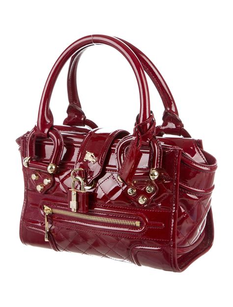 burberry patent leather bag|burberry bags sale outlet.